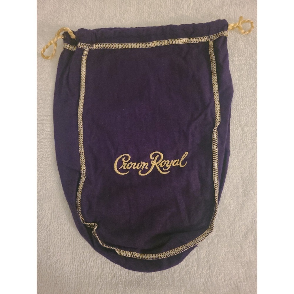 CROWN ROYAL PURPLE BAG 9" WITH DRAW STRING